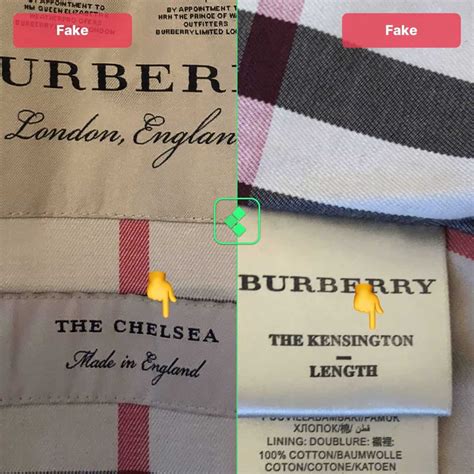 burberry fake vs real shirt|burberry trench authenticity check.